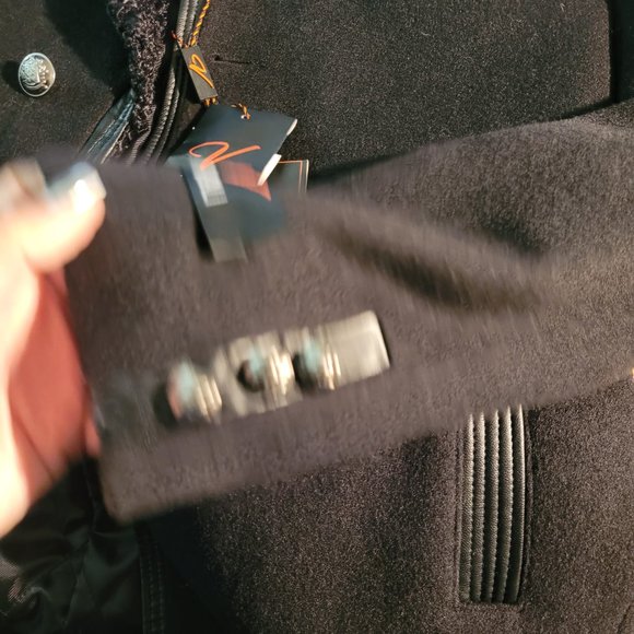 VITALI**Wool Coat Mens Size S New With Tags - Picture 8 of 14